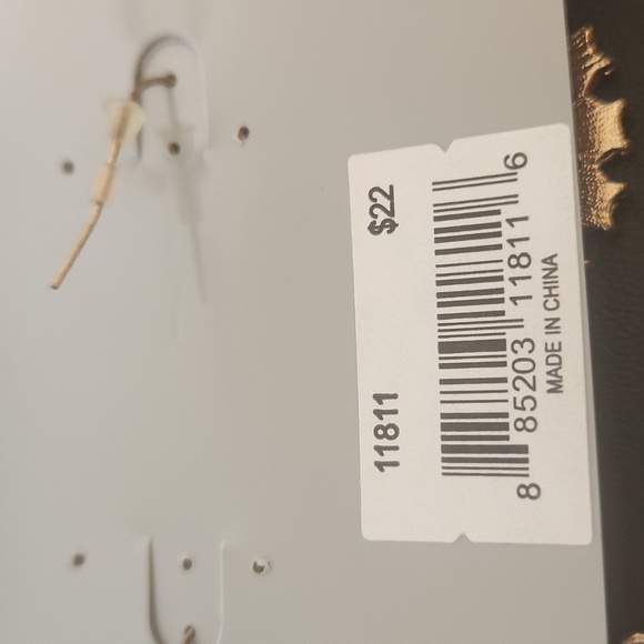 Cookie Lee Pink Crystals Goldtone Chandelier Drop Earrings - Picture 7 of 7